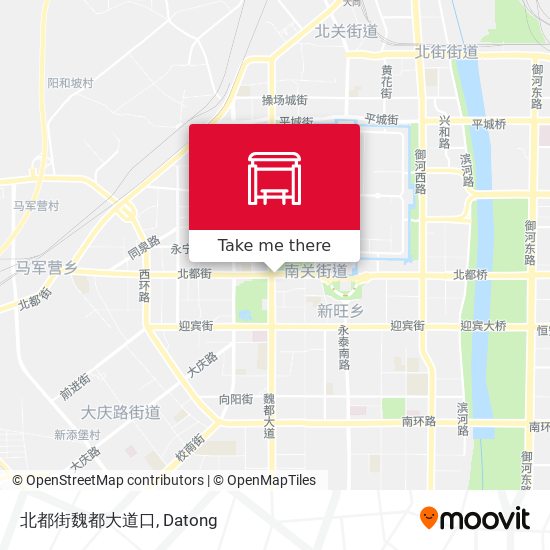 北都街魏都大道口 map