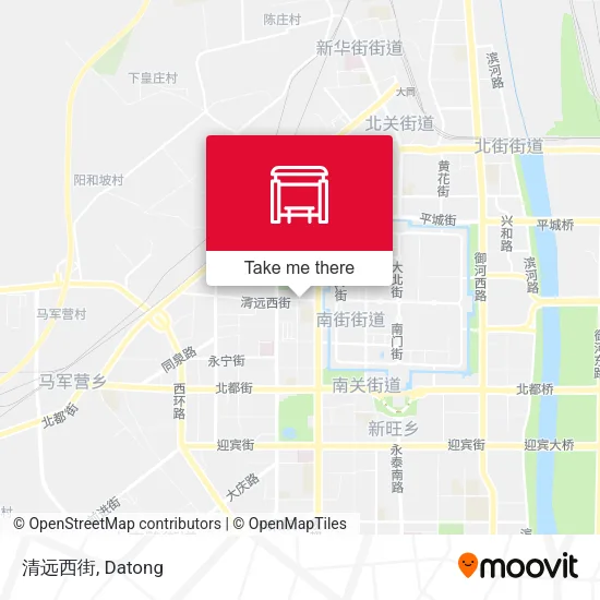 清远西街 map