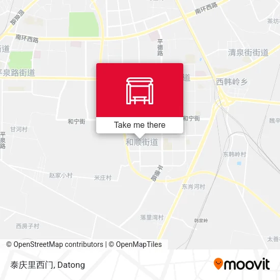 泰庆里西门 map