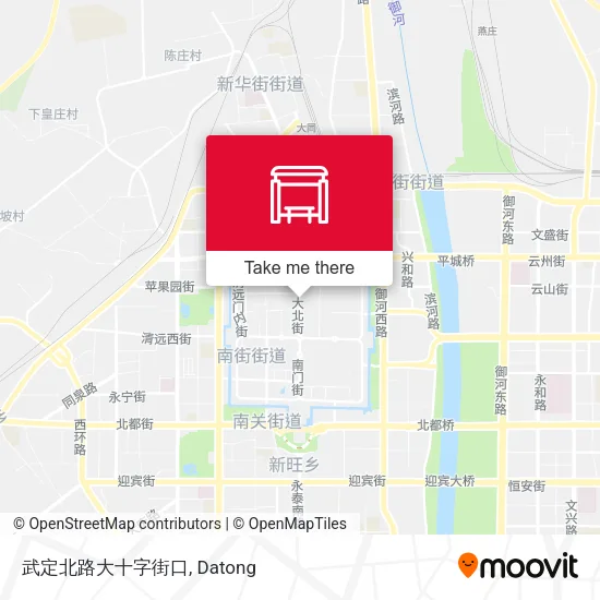 武定北路大十字街口 map