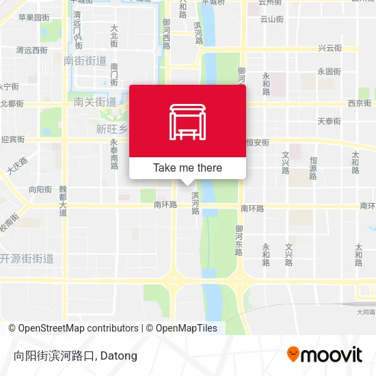向阳街滨河路口 map