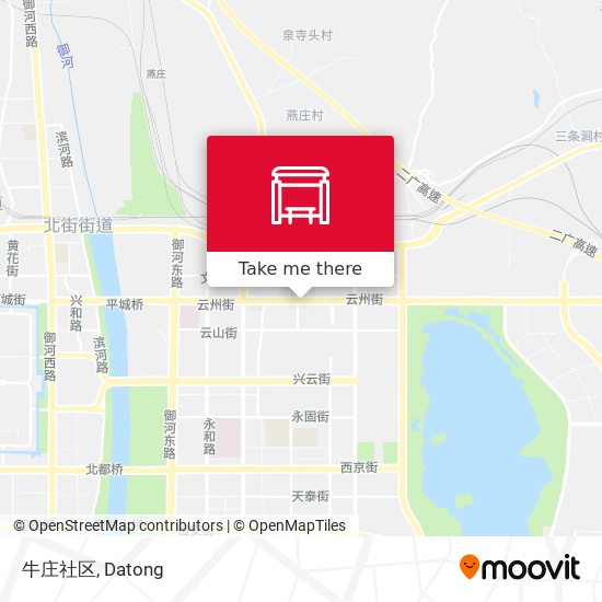 牛庄社区 map
