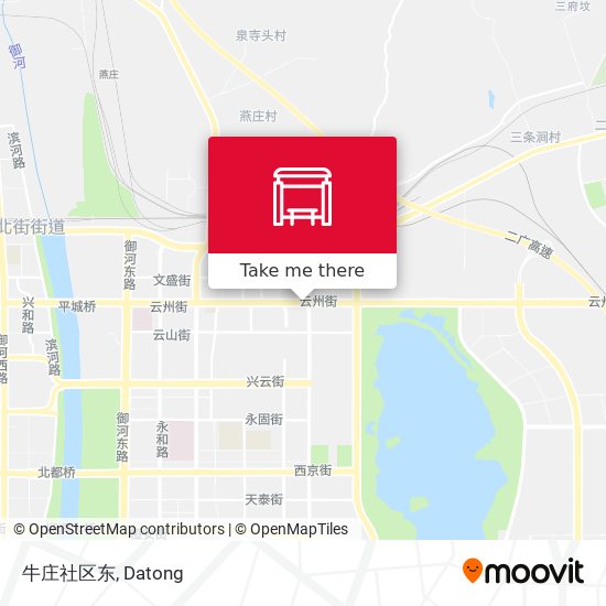 牛庄社区东 map