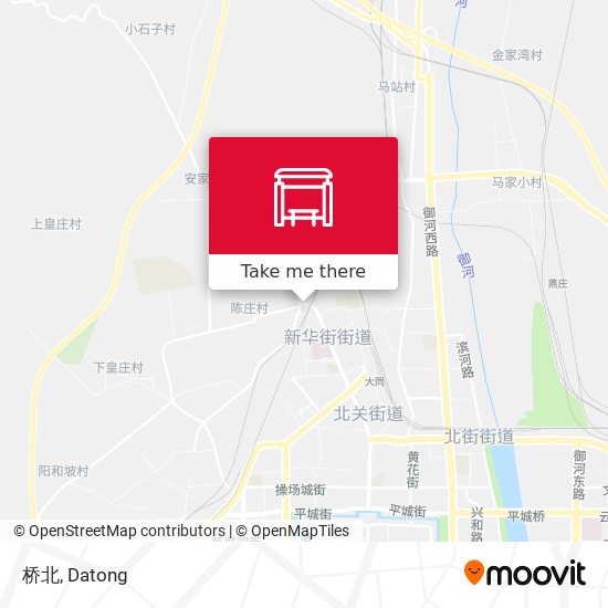 桥北 map