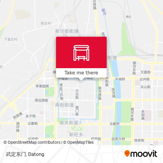 武定东门 map