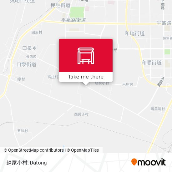 赵家小村 map