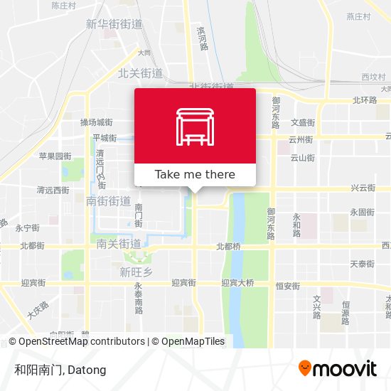 和阳南门 map
