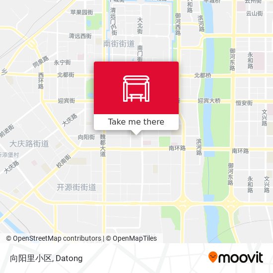 向阳里小区 map