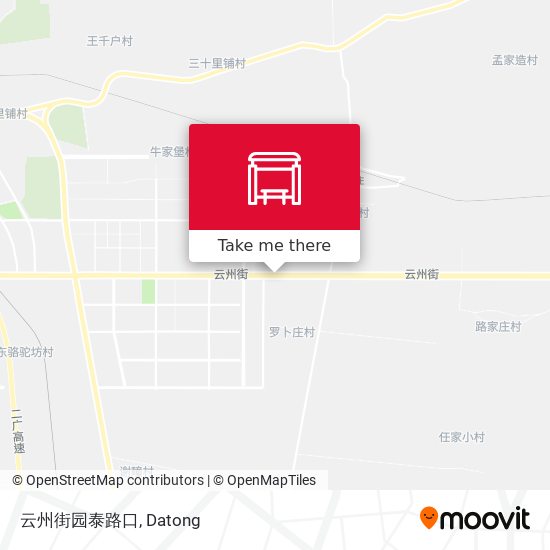 云州街园泰路口 map