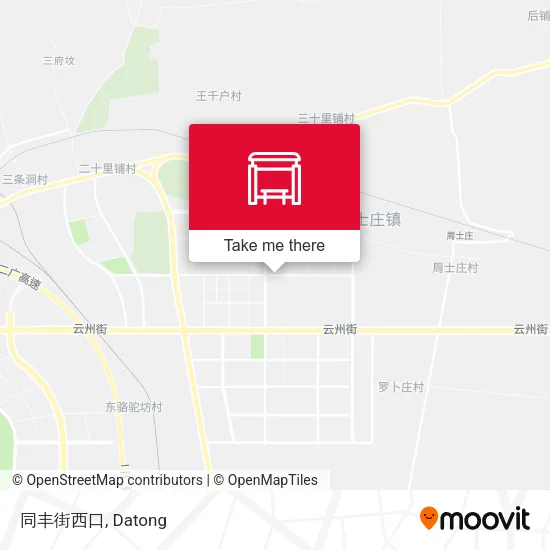 同丰街西口 map