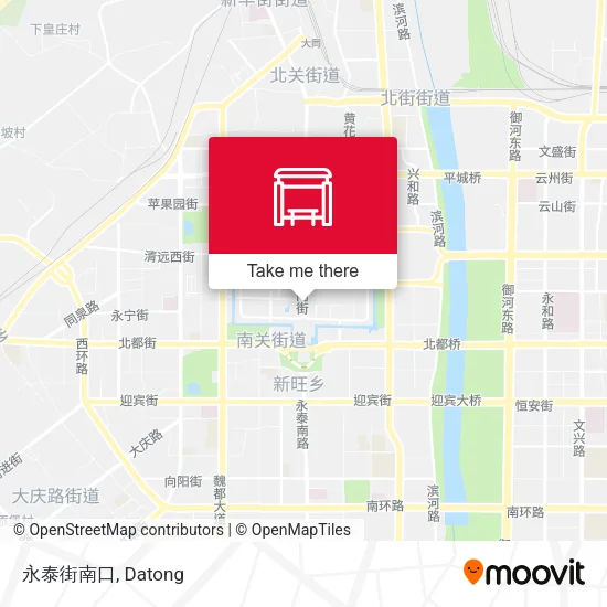 永泰街南口 map