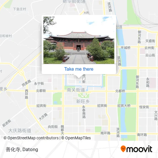 善化寺 map