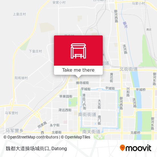 魏都大道操场城街口 map