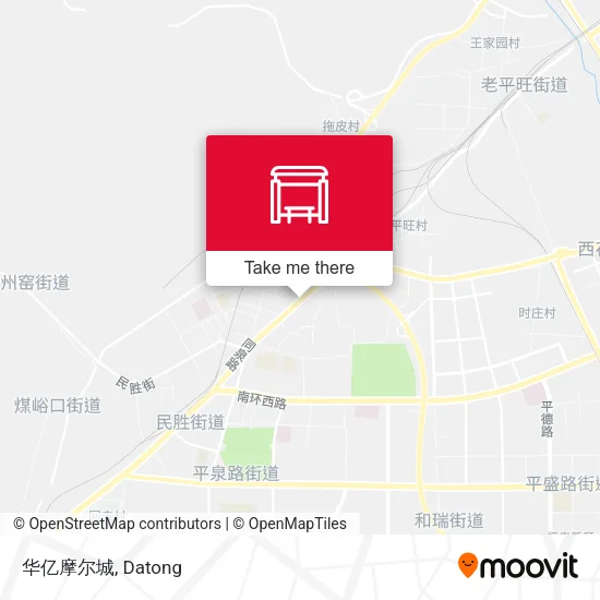 华亿摩尔城 map