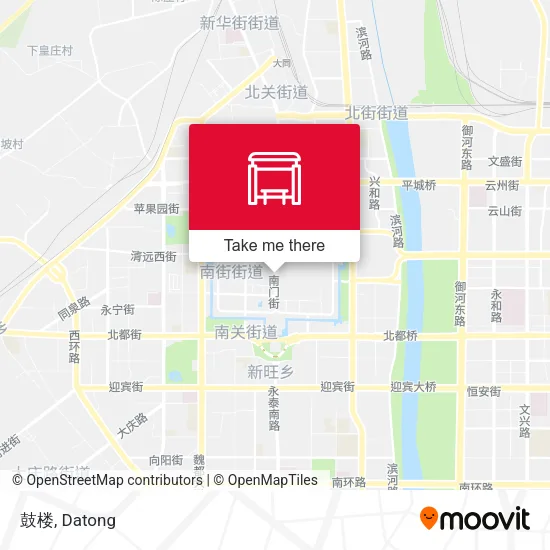 鼓楼 map
