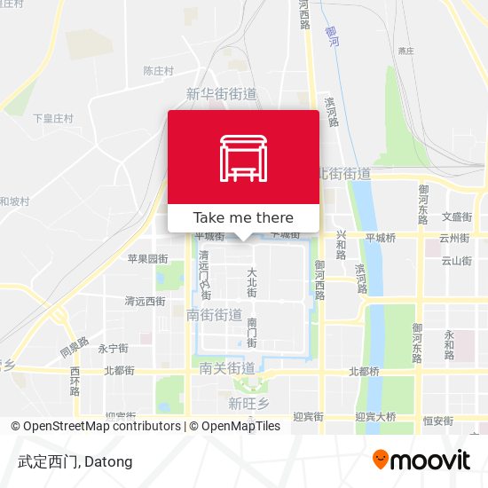 武定西门 map
