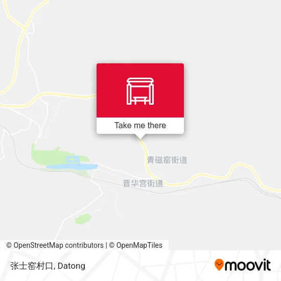 张士窑村口 map