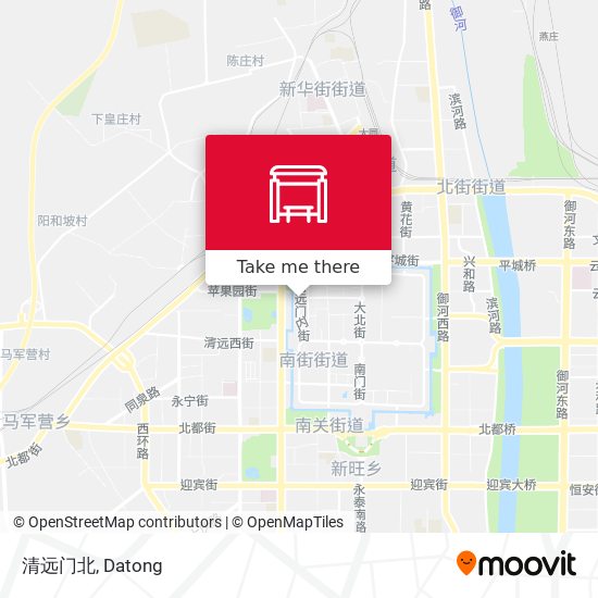 清远门北 map