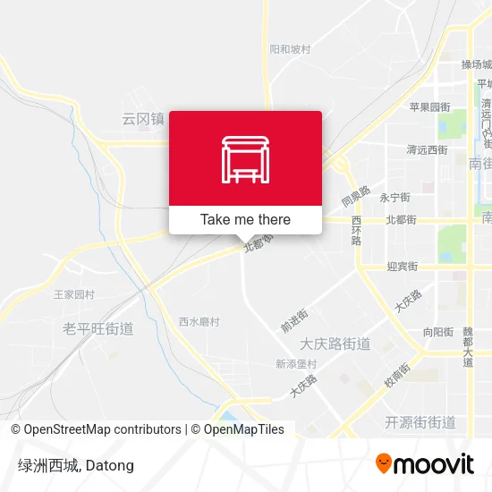 绿洲西城 map
