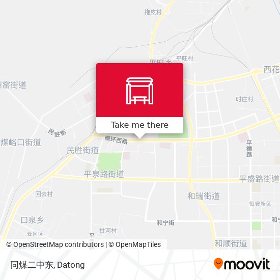 同煤二中东 map