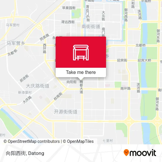 向阳西街 map