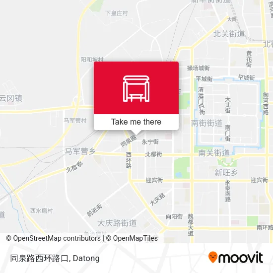 同泉路西环路口 map