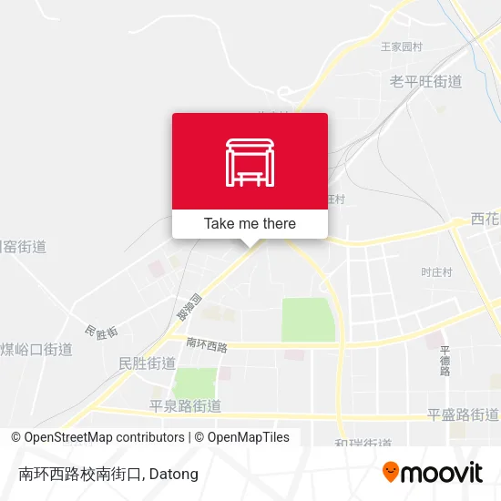南环西路校南街口 map