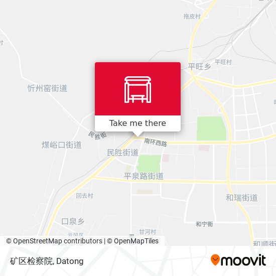 矿区检察院 map