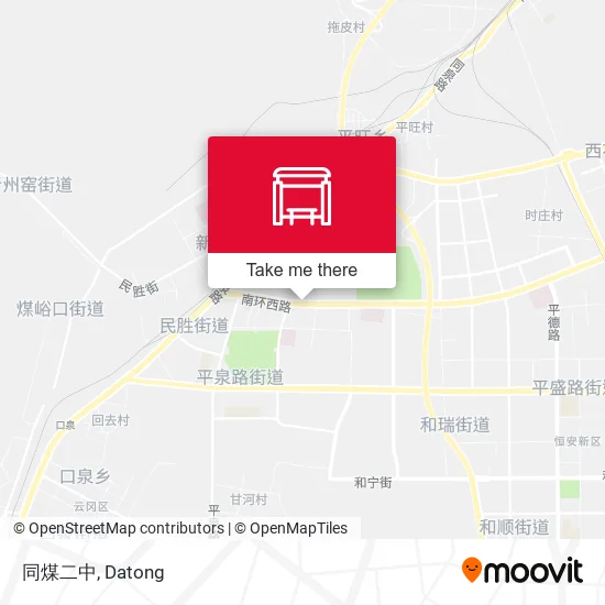 同煤二中 map