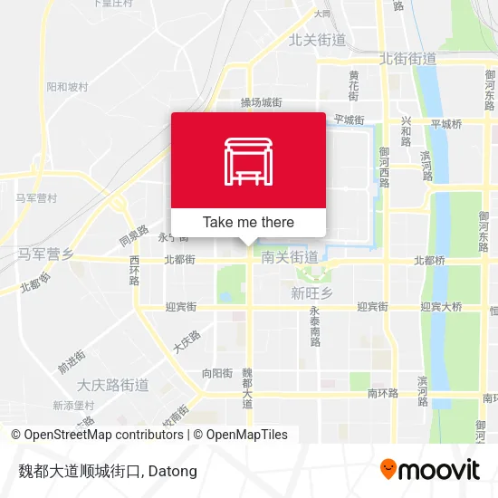 魏都大道顺城街口 map