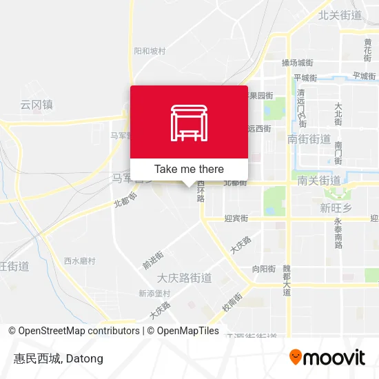 惠民西城 map