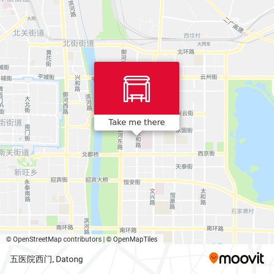 五医院西门 map