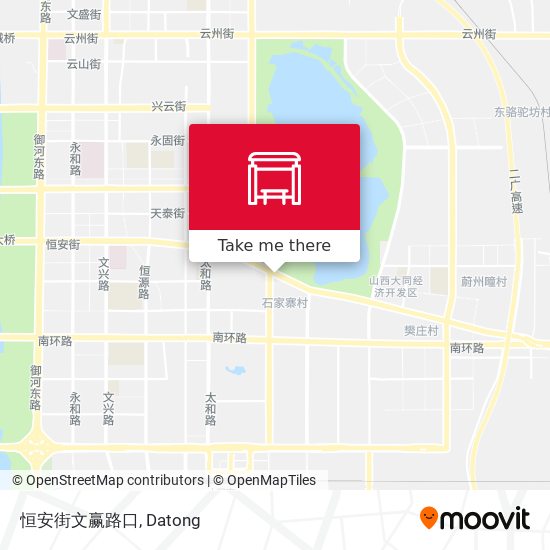 恒安街文赢路口 map