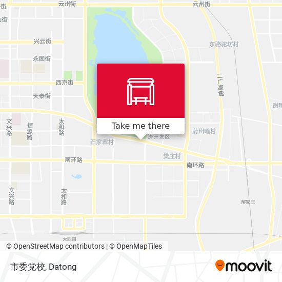 市委党校 map