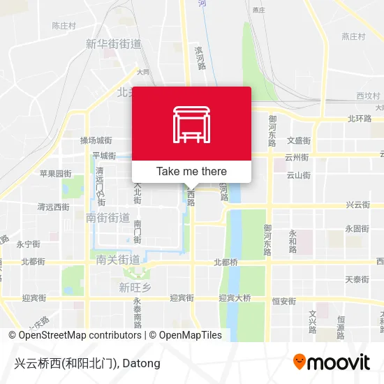 兴云桥西(和阳北门) map
