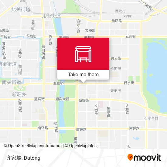 齐家坡 map
