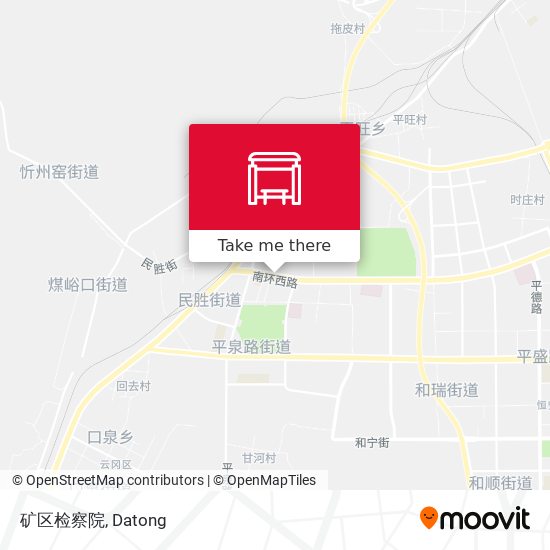 矿区检察院 map