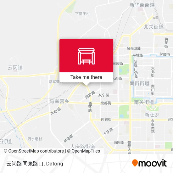 云岗路同泉路口 map