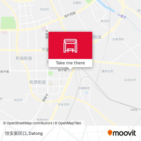 恒安新区口 map