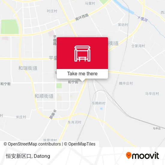恒安新区口 map