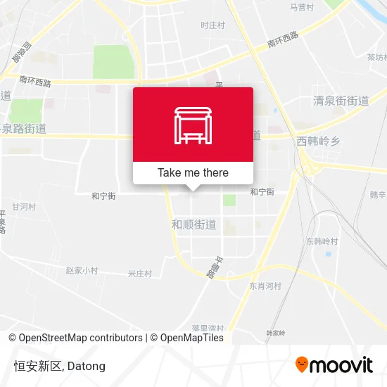 恒安新区 map
