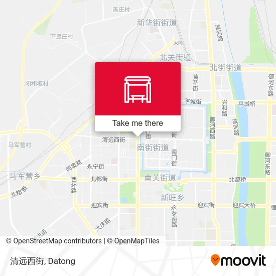 清远西街 map