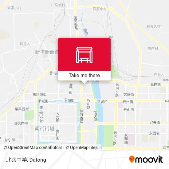 北岳中学 map