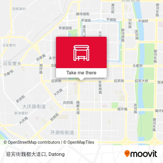迎宾街魏都大道口 map