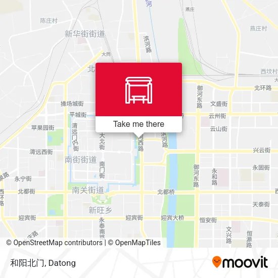 和阳北门 map