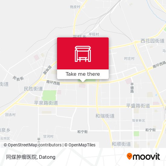 同煤肿瘤医院 map