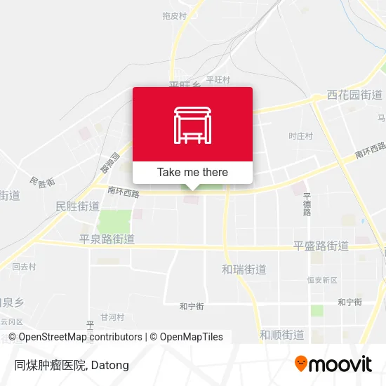 同煤肿瘤医院 map