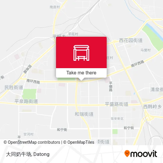 大同奶牛场 map