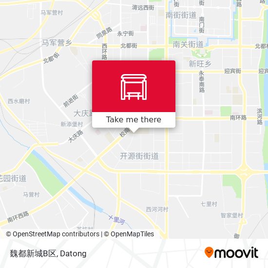 魏都新城B区 map
