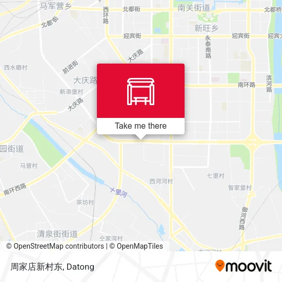 周家店新村东 map